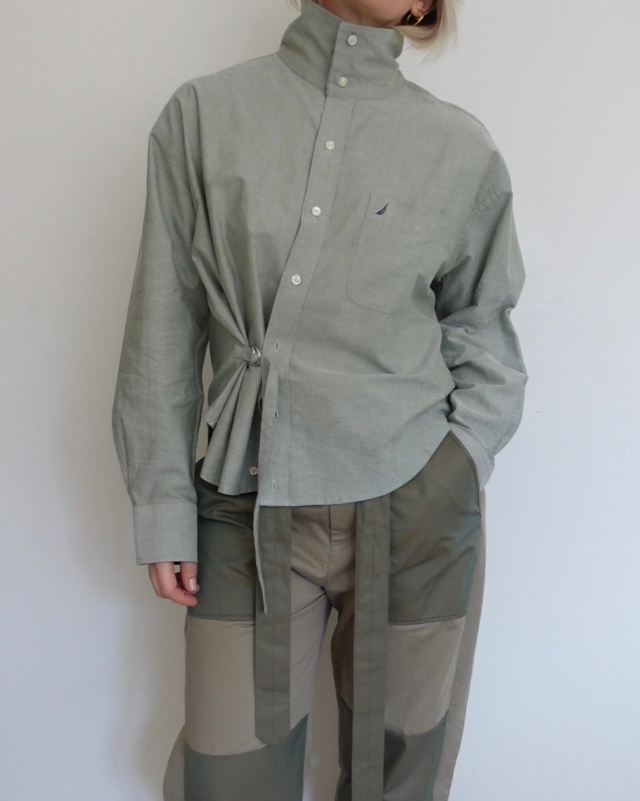 The Funnel Shirt - Sage Green