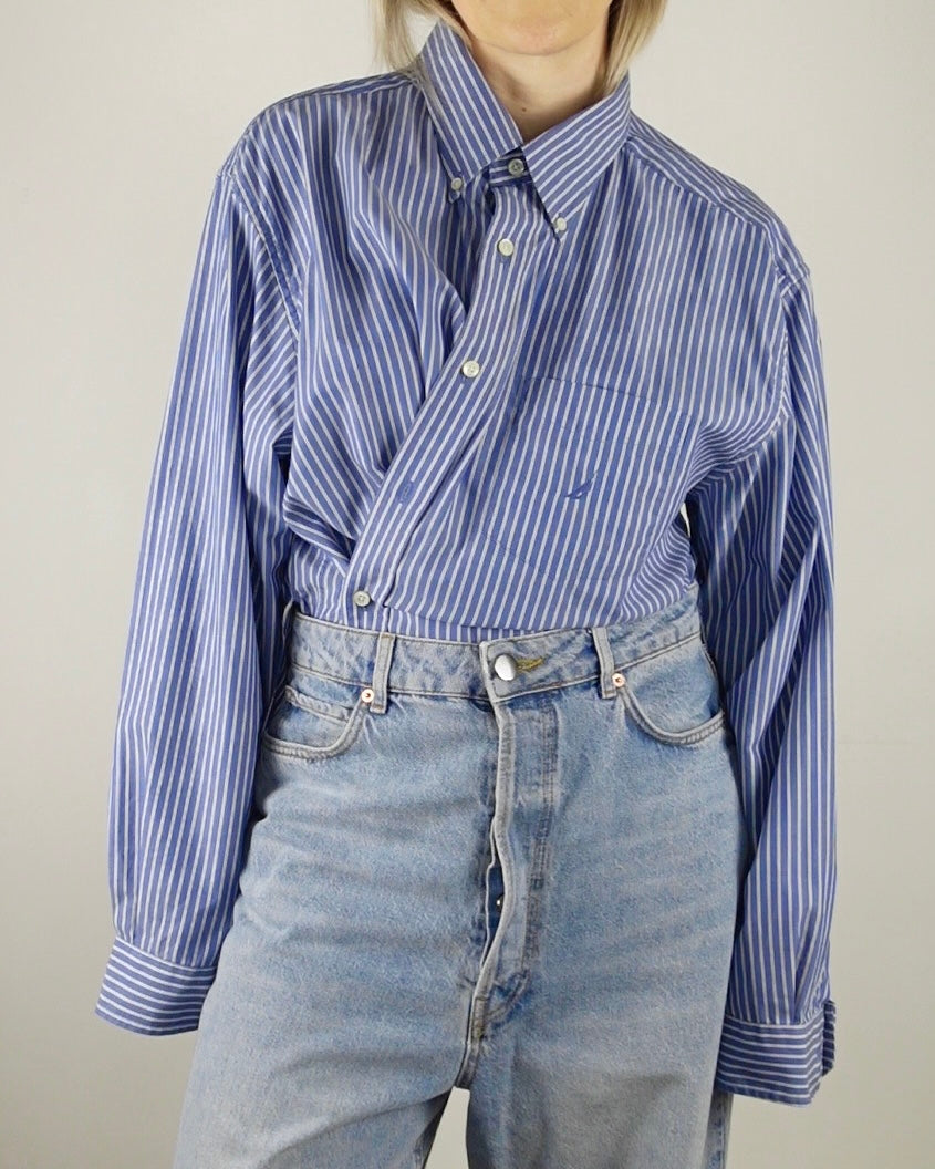 The Everyday - Blue Chambray Stripe