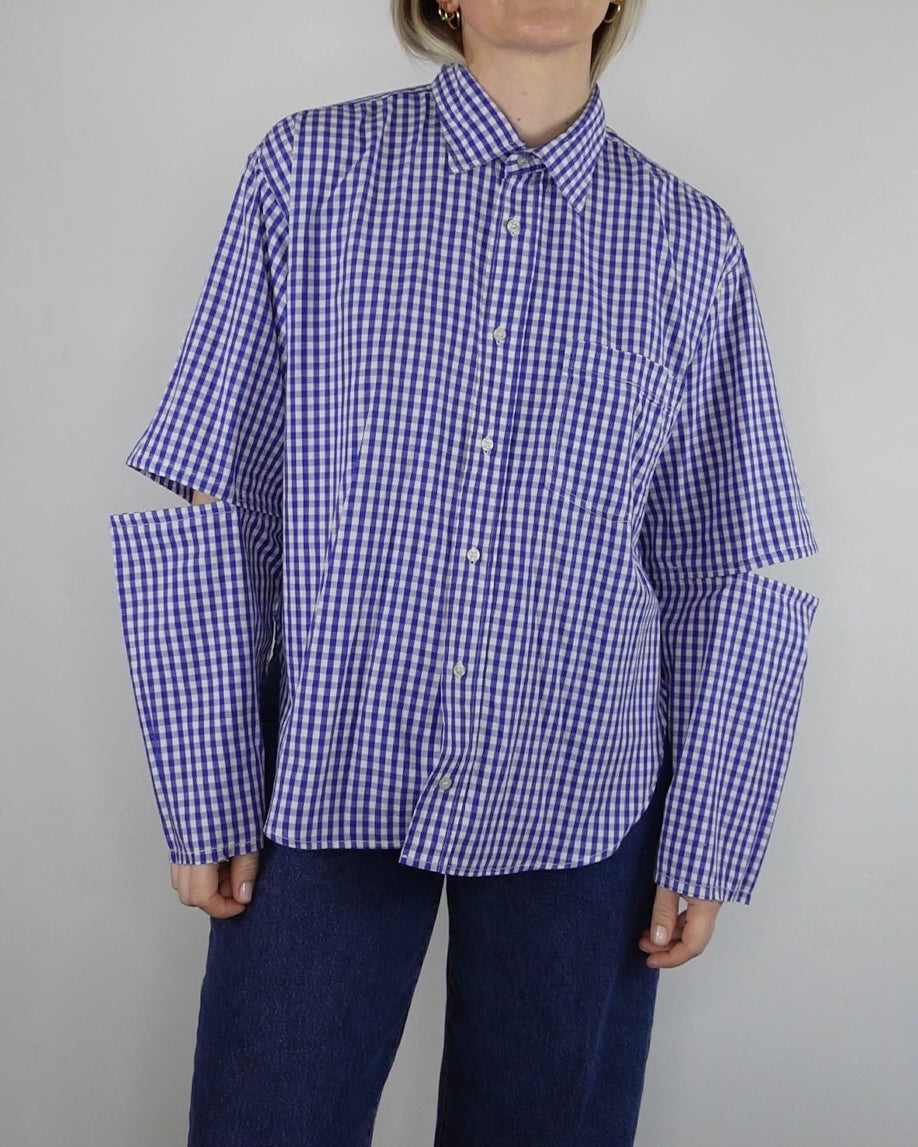 The Vacation Shirt - Blue Gingham