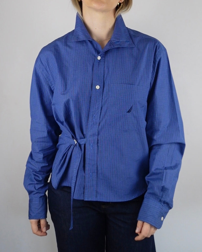 The Work Shirt - Blue and Navy Check