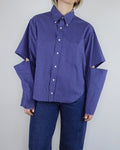 The Vacation Shirt - Cobalt Check