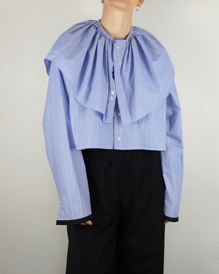 The Occasion Shirt - Blue and White Stripe