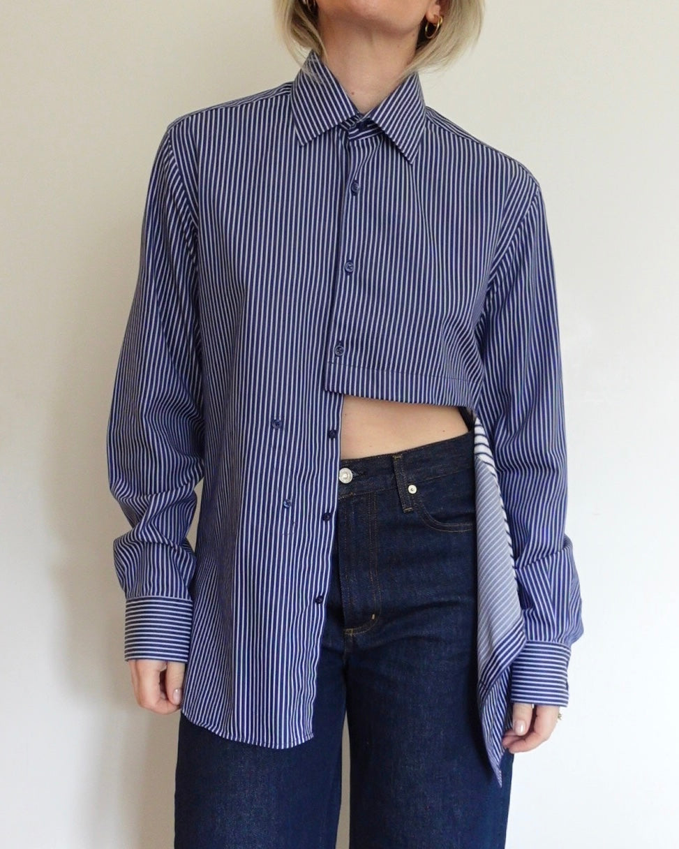 The Weekender - Navy and White Stripe