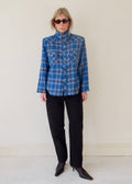 The Frame - Blue and Grey Check