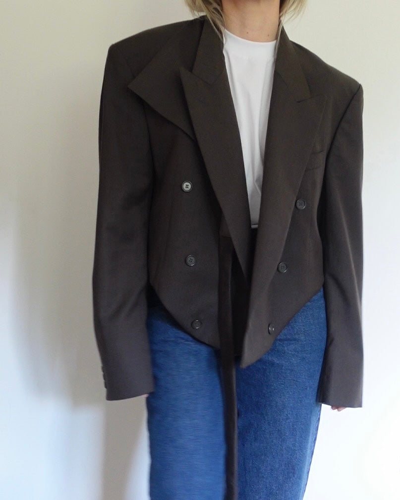 The Jane Jacket - Dark Olive