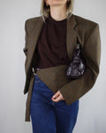 The Jane Jacket - Brown Hounsdtooth