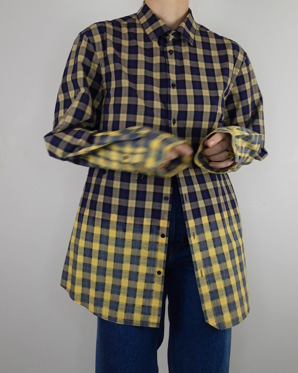 The Everyday - Navy Dipped Check