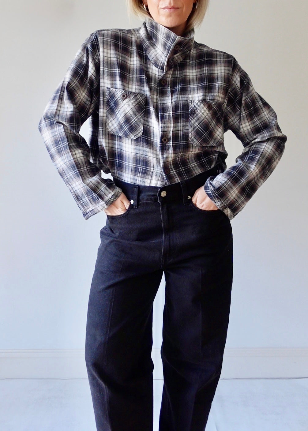 The Frame - Black and Brown Check