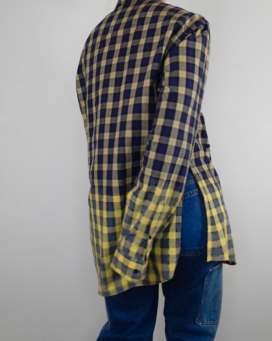 The Everyday - Navy Dipped Check