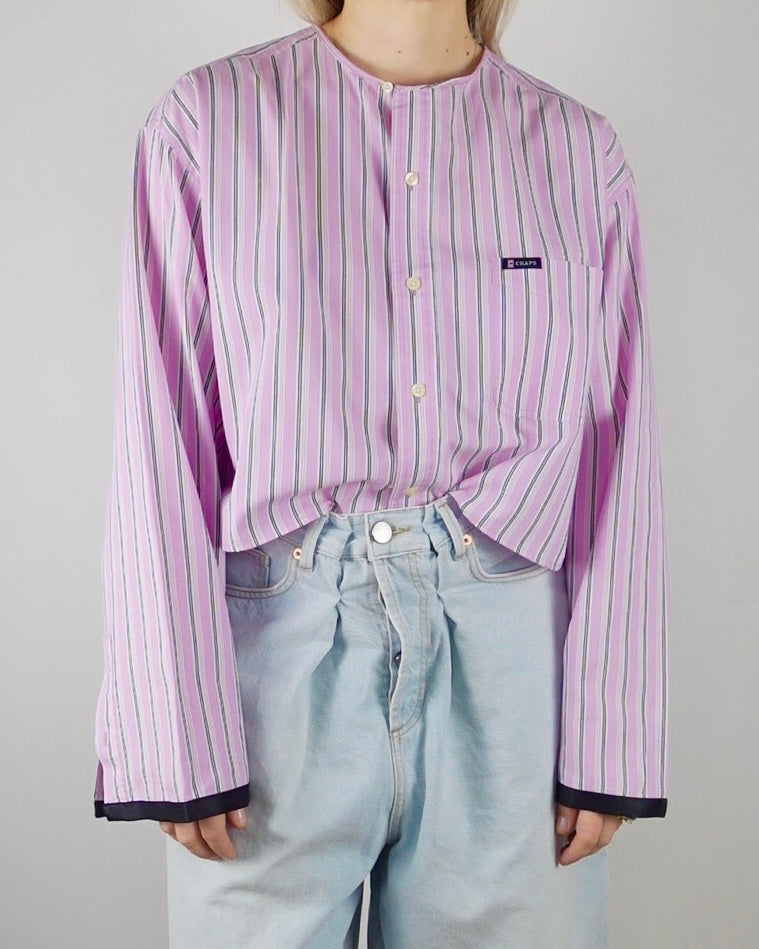 The Occasion Shirt - Pink and Black Stripe