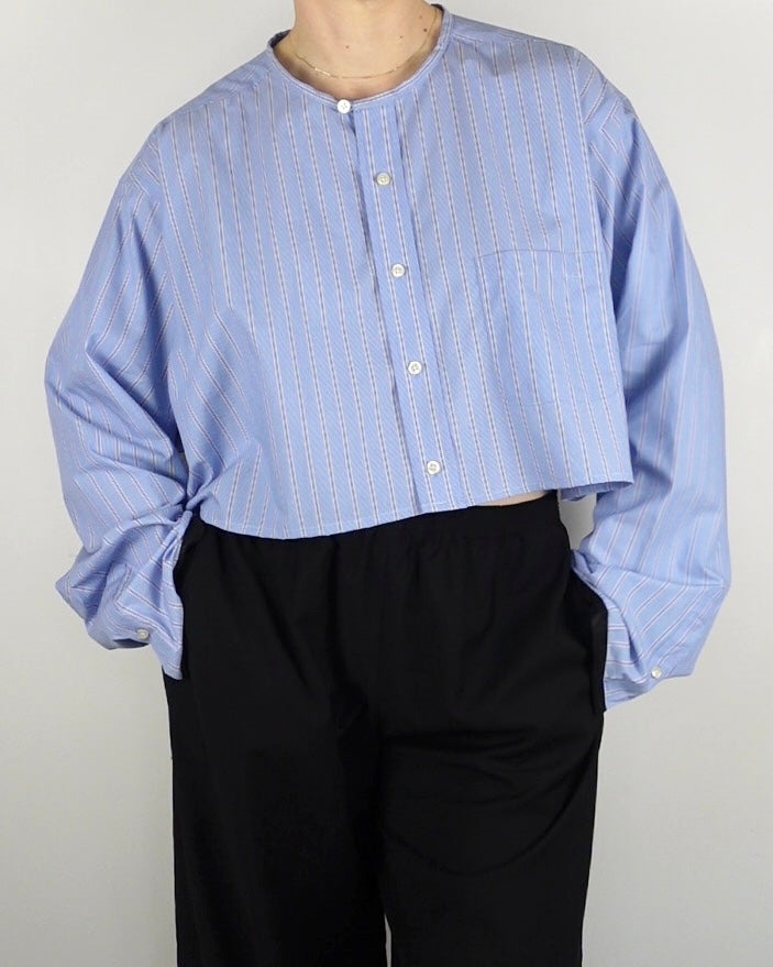 The Occasion Shirt - Blue and White Stripe