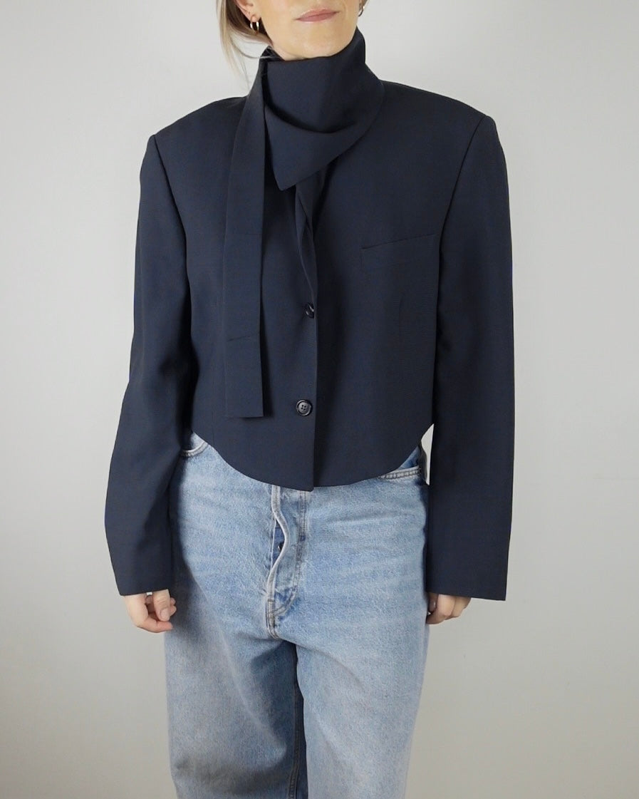 The Jane Jacket - Bluish Black