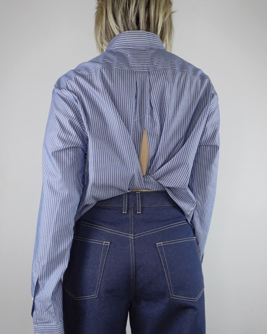 The Weekday - Blue Mini Stripe