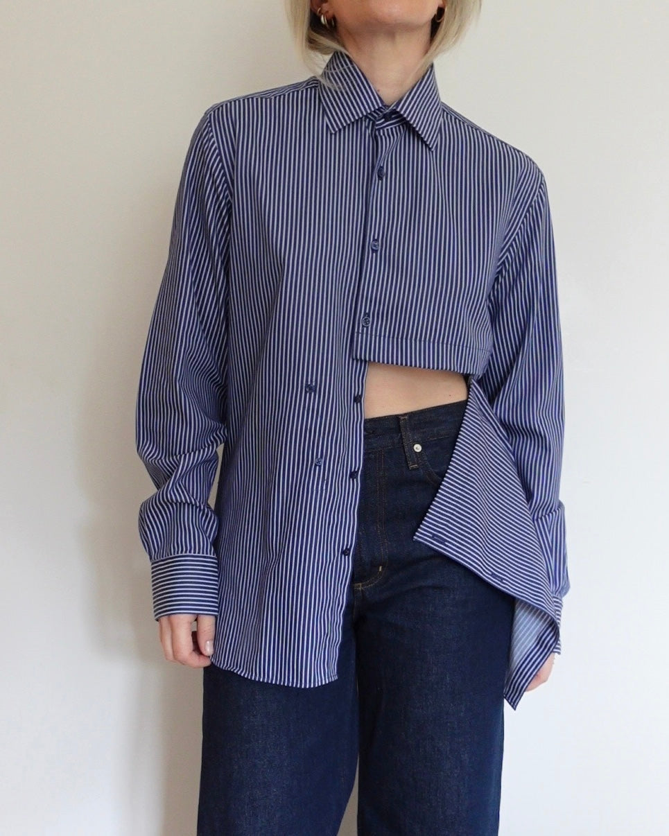 The Weekender - Navy and White Stripe