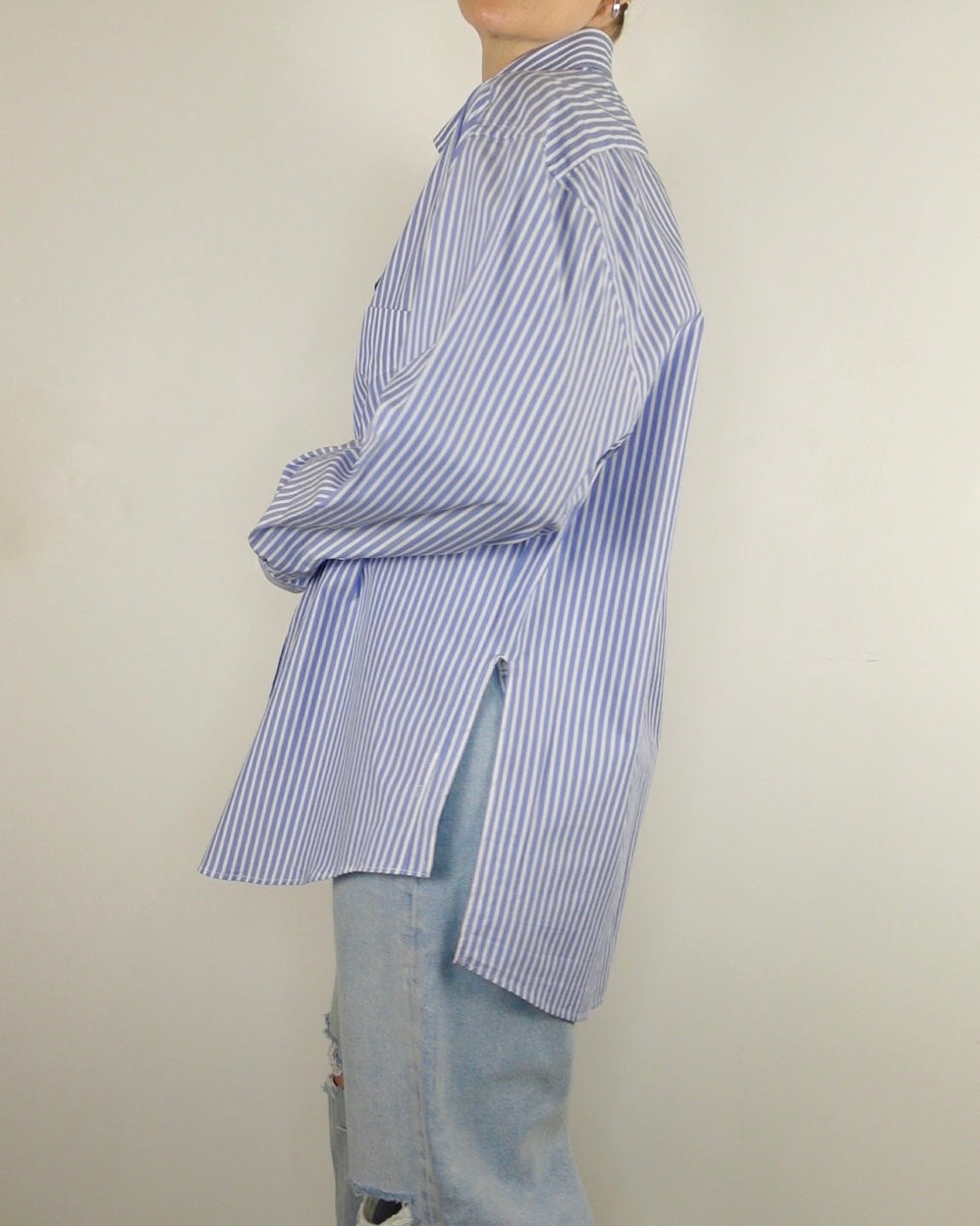 The Everyday - Pale Blue Classic Stripe