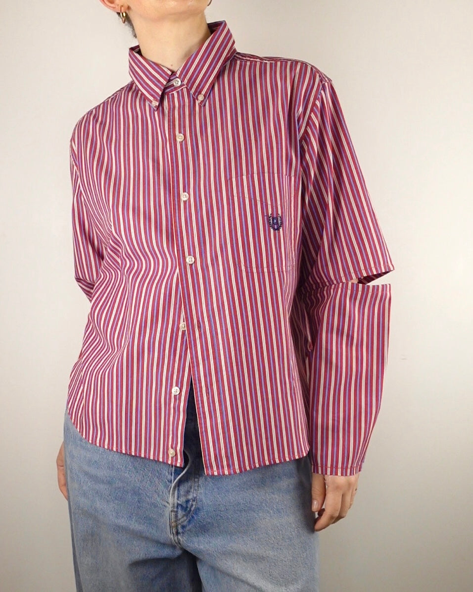 The Vacation Shirt - Red and Blue Stripe