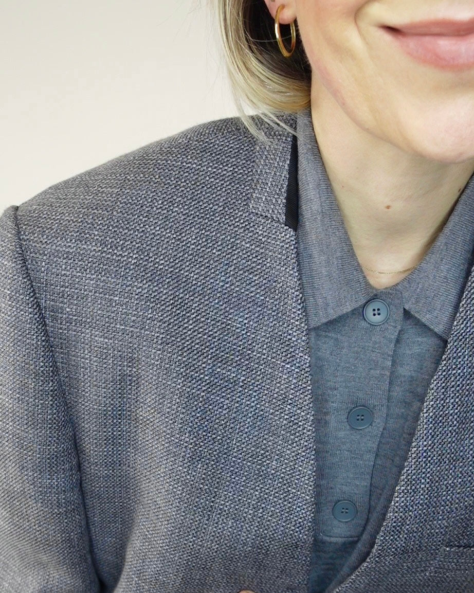 The Minimal Blazer - Grey