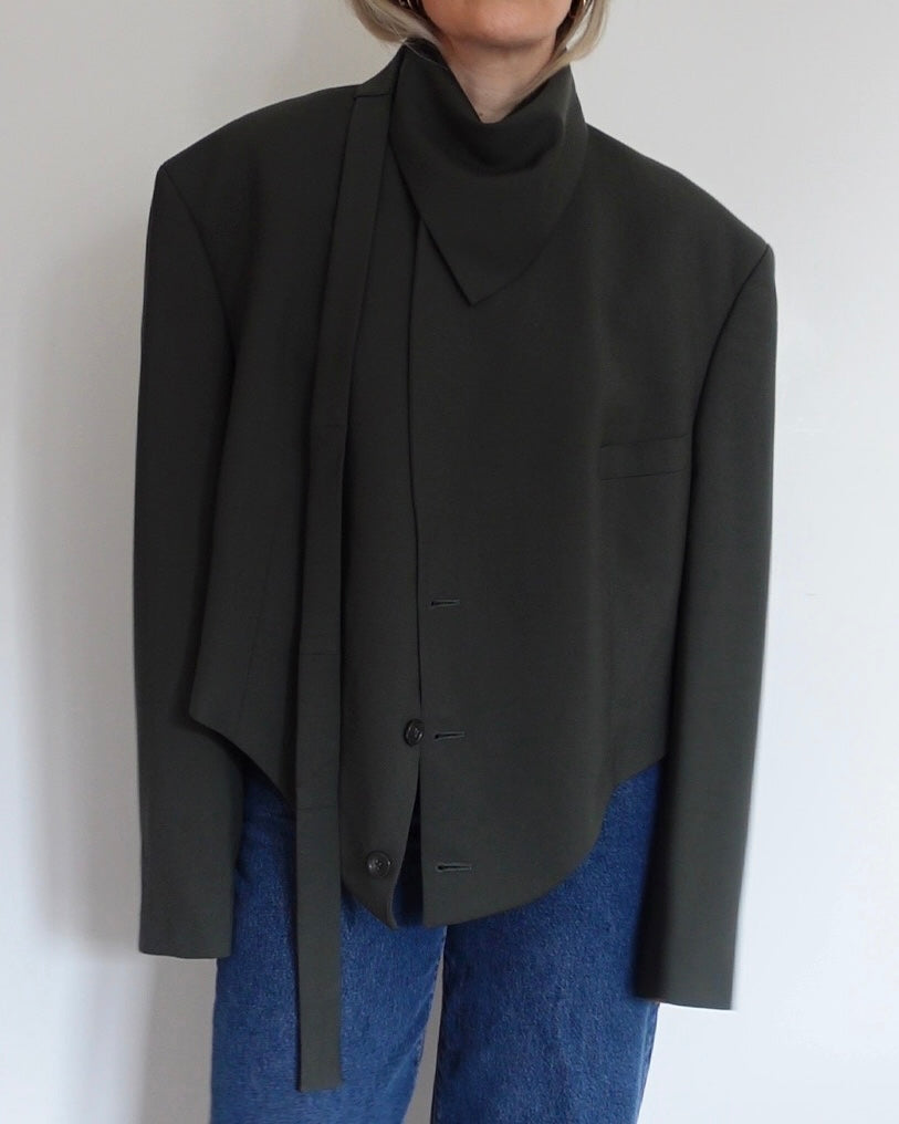 The Jane Jacket - Olive Green