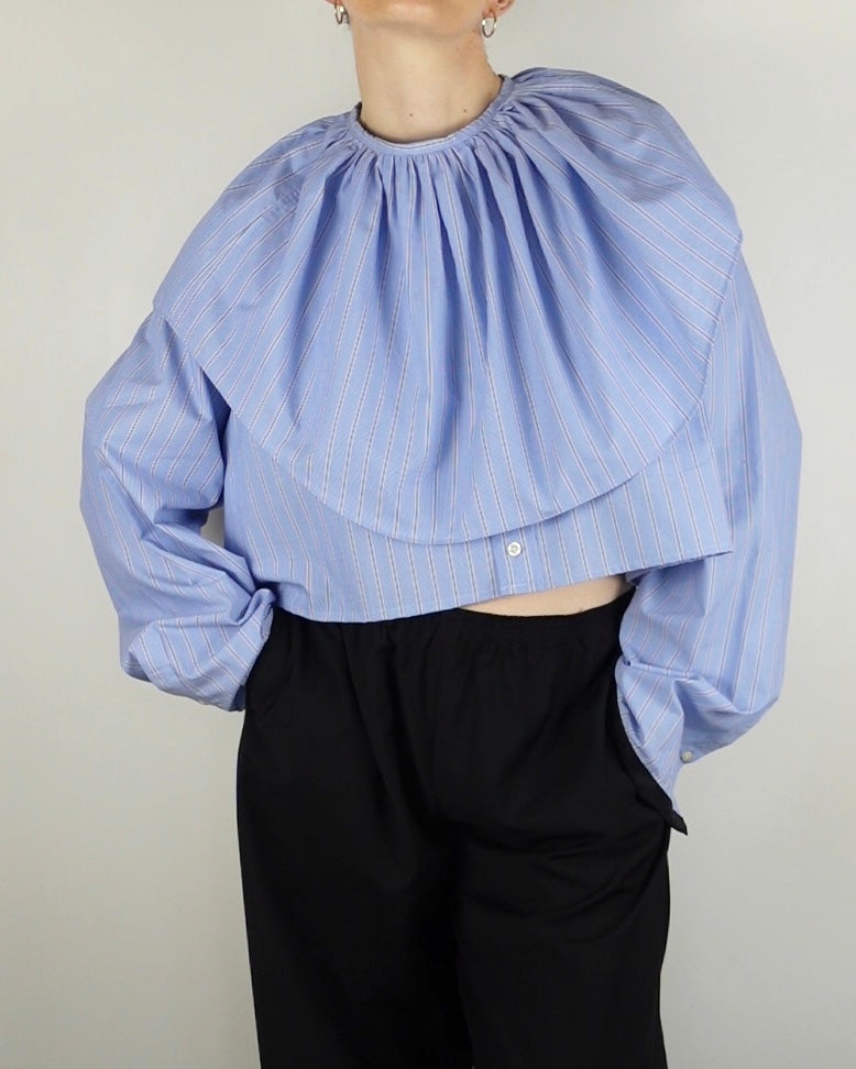 The Occasion Shirt - Blue and White Stripe