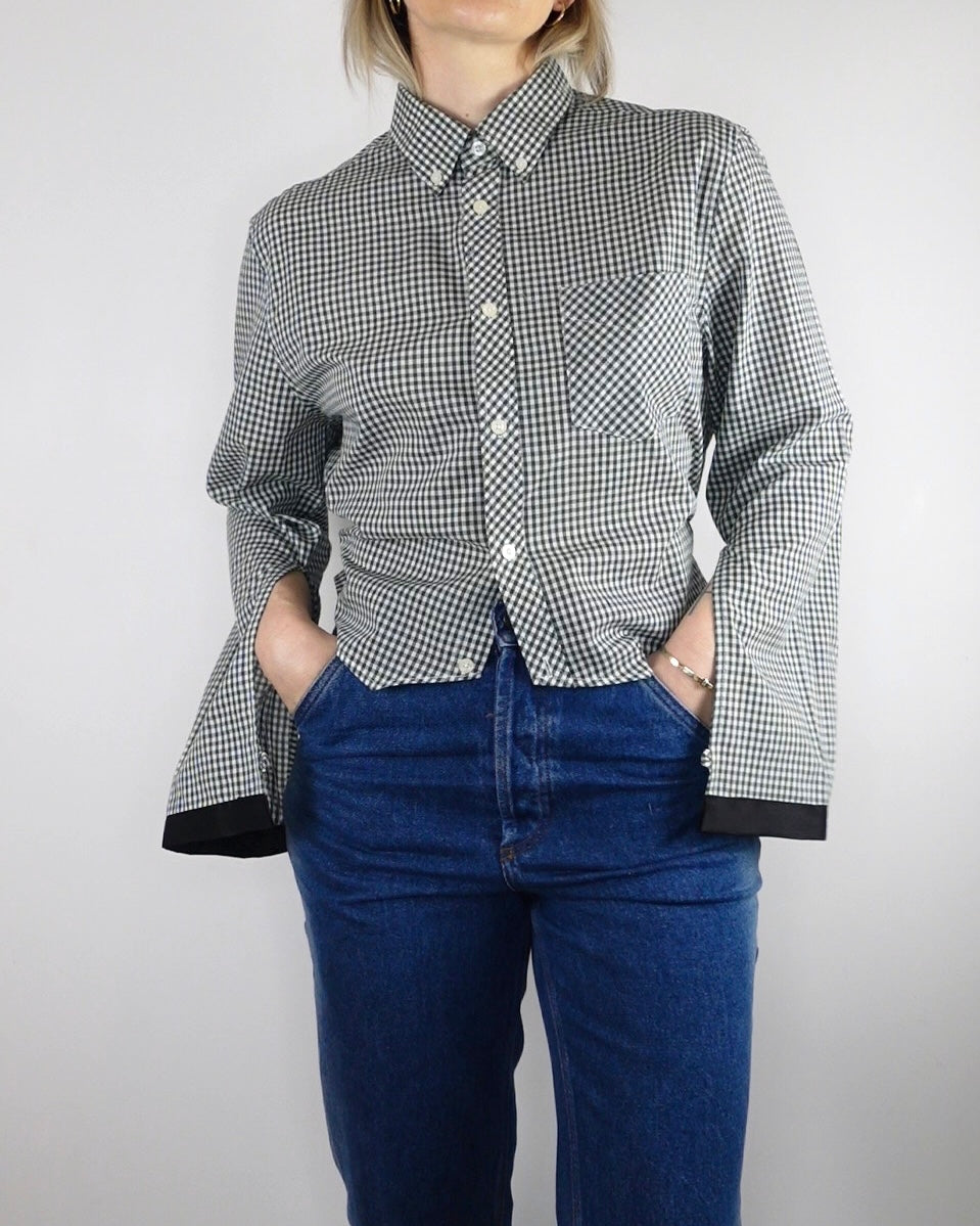 The Play Shirt - Forest Green Gingham
