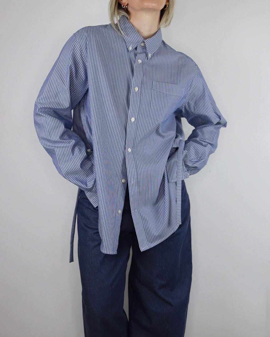 The Weekday - Blue Mini Stripe