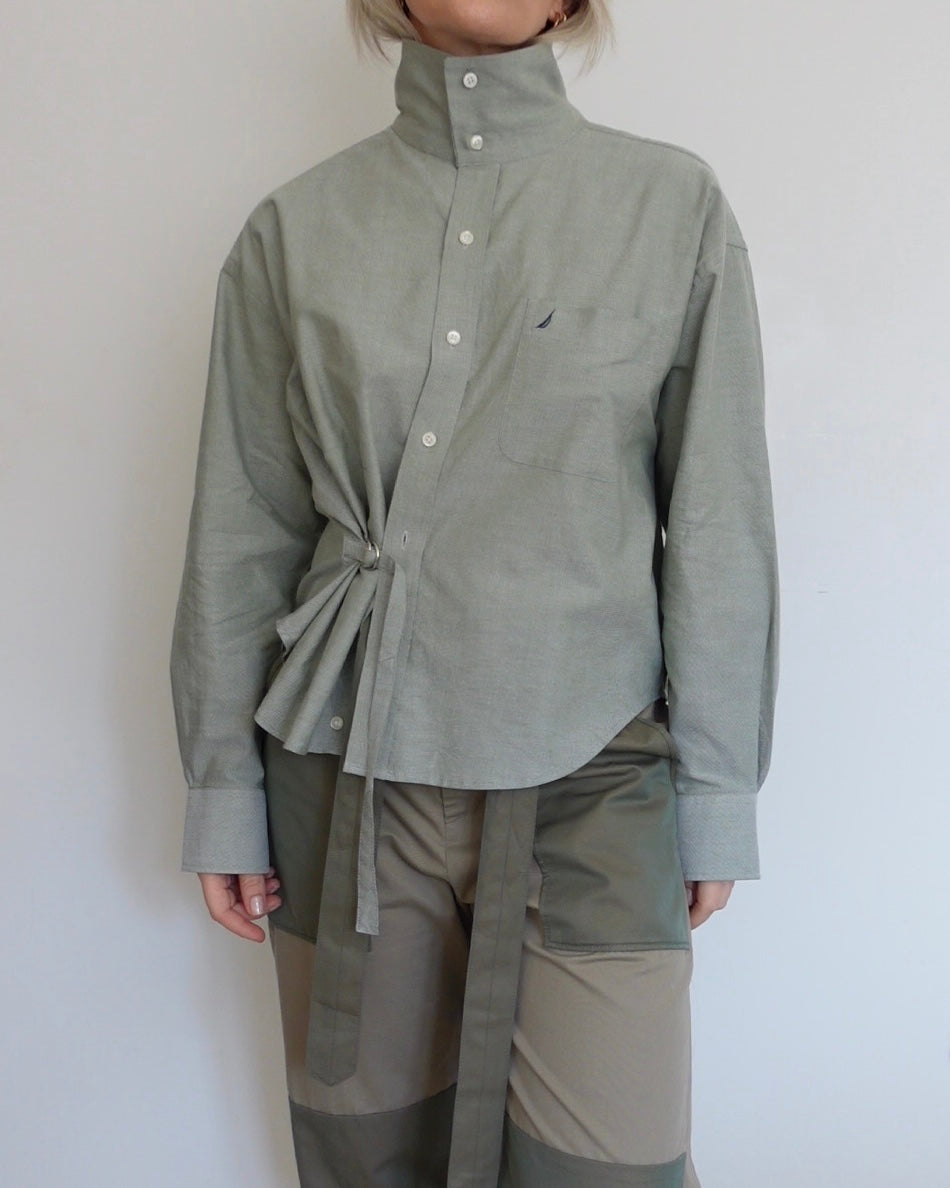 The Funnel Shirt - Sage Green