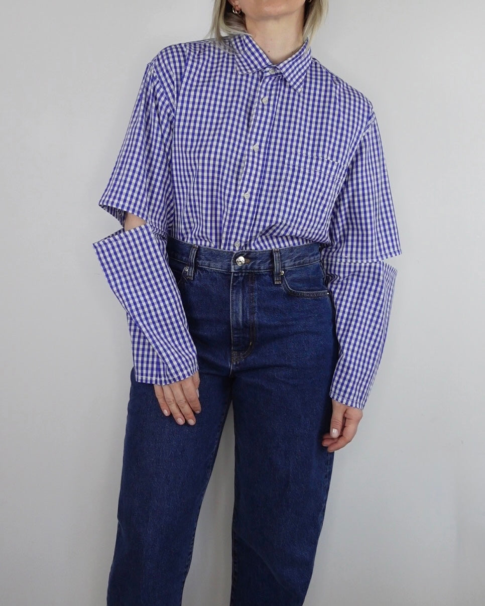 The Vacation Shirt - Blue Gingham