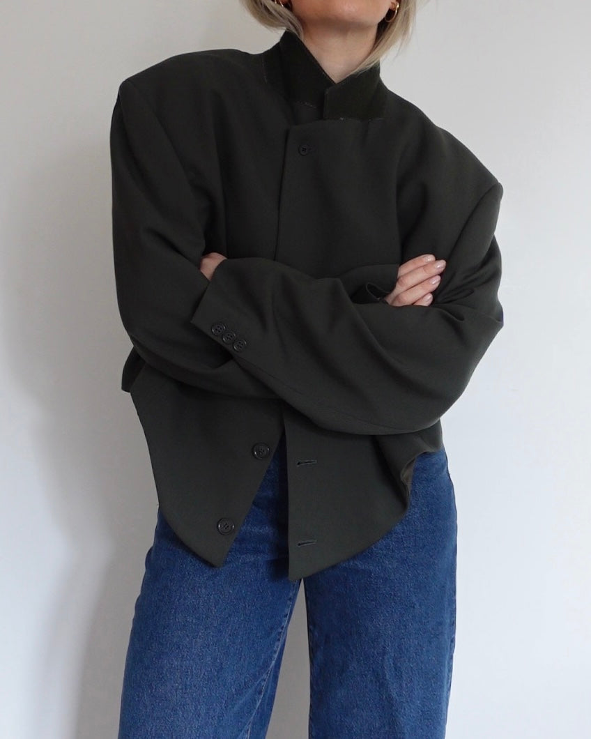 The Jane Jacket - Olive Green