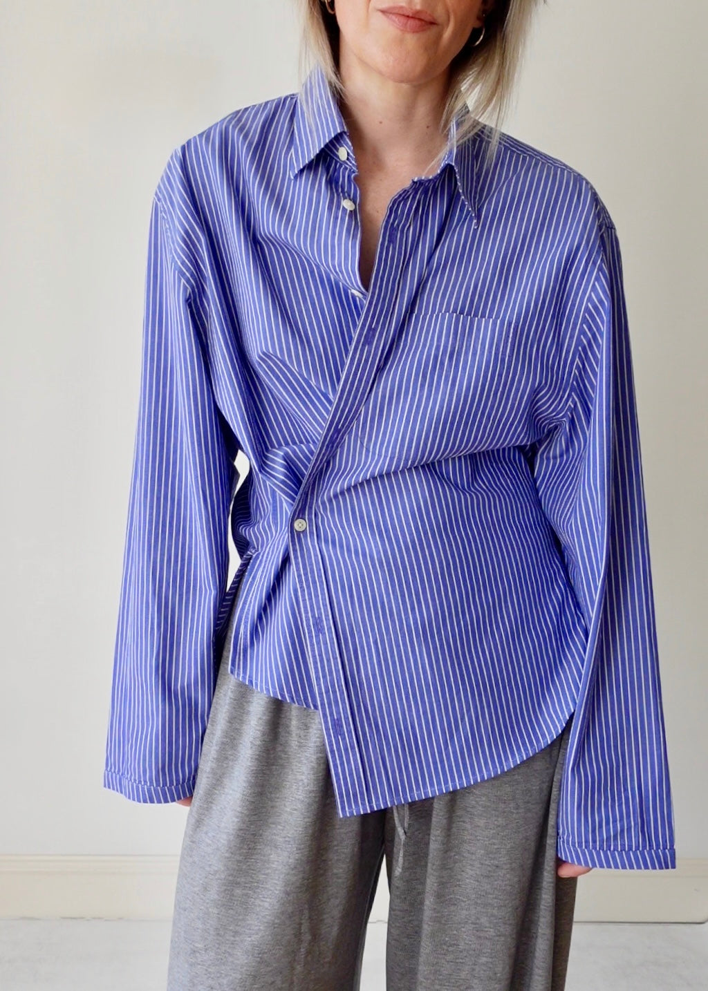 The Repeat - Blue with White Pinstripe