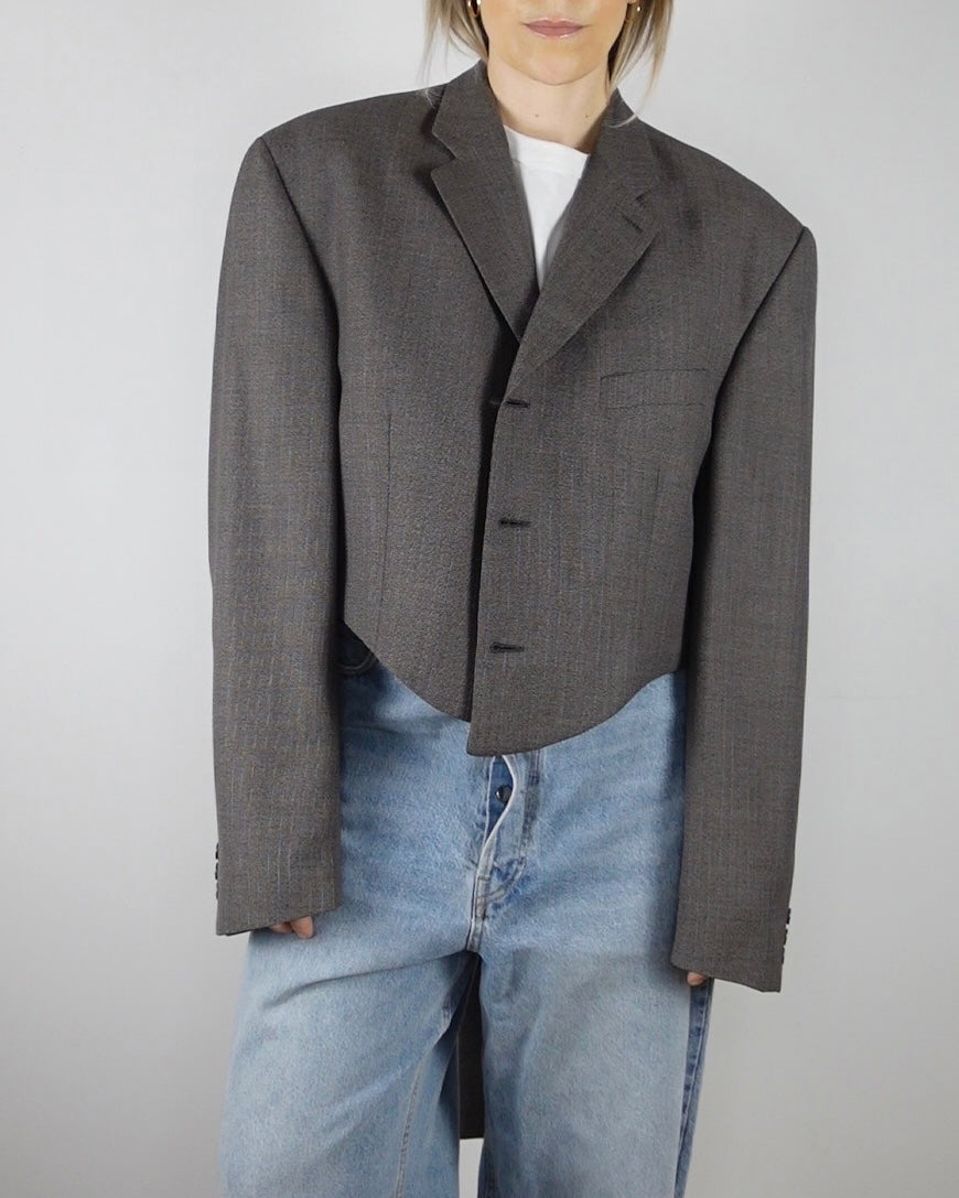The Jane Jacket - Mole Stripe