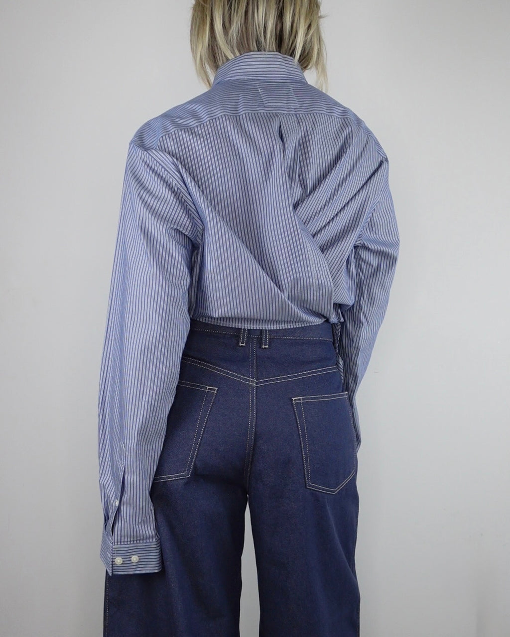 The Weekday - Blue Mini Stripe