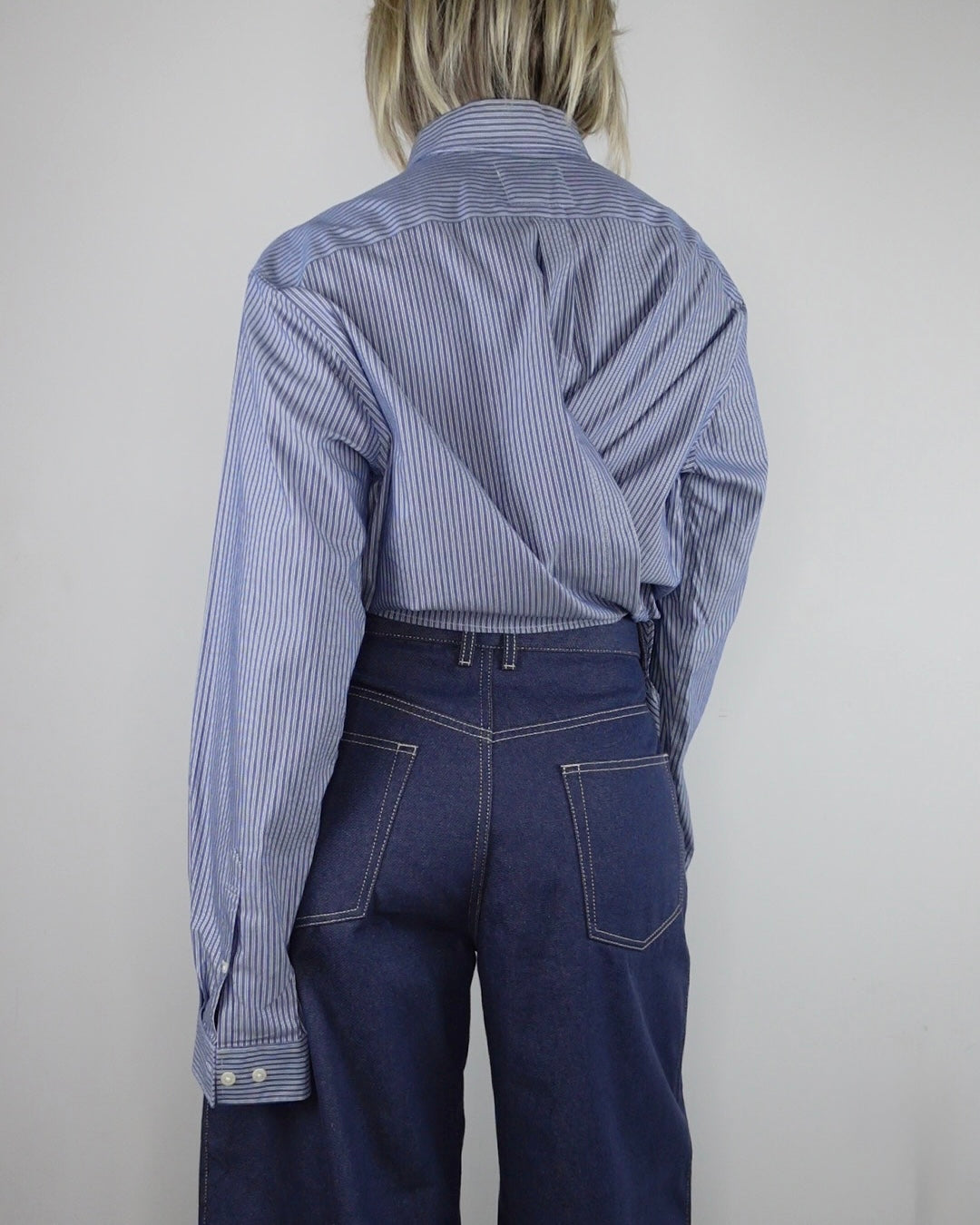 The Weekday - Blue Mini Stripe