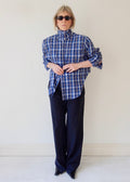 The Frame - Blue and Black Check