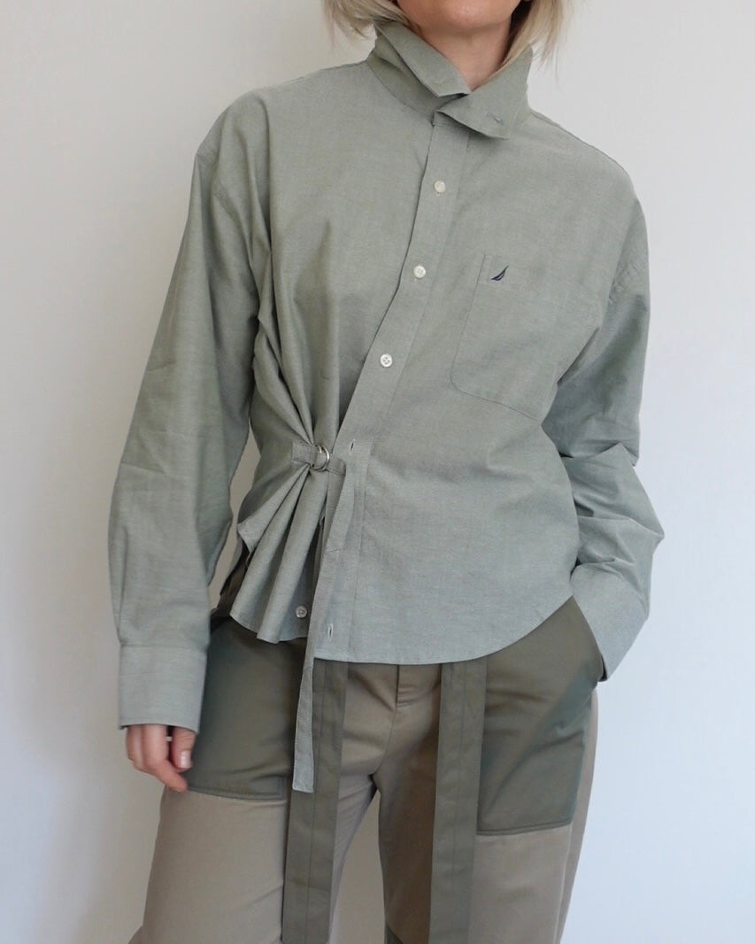 The Funnel Shirt - Sage Green