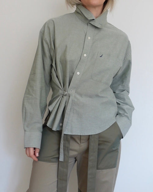 The Funnel Shirt - Sage Green