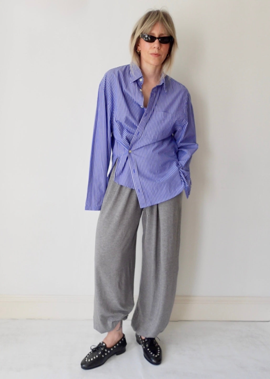 The Repeat - Blue with White Pinstripe