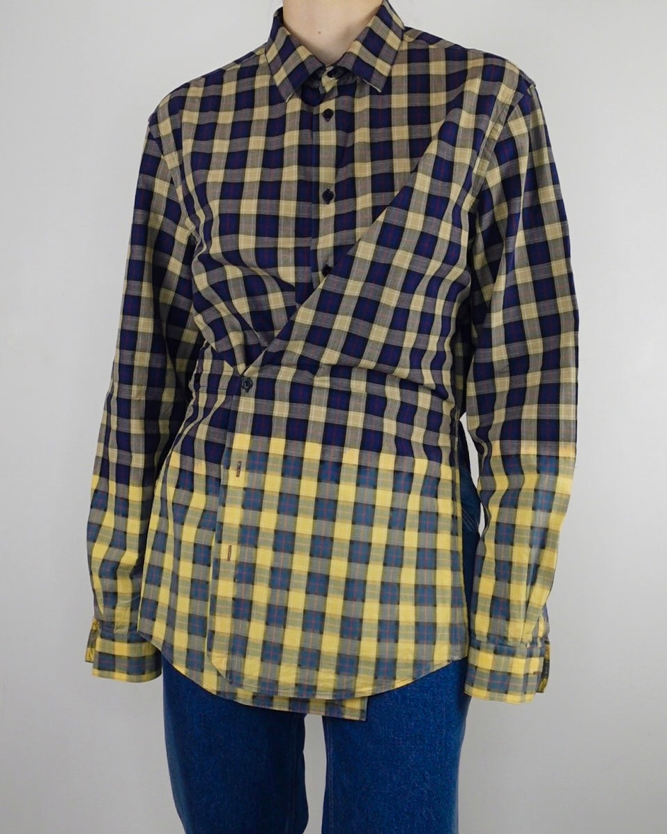 The Everyday - Navy Dipped Check