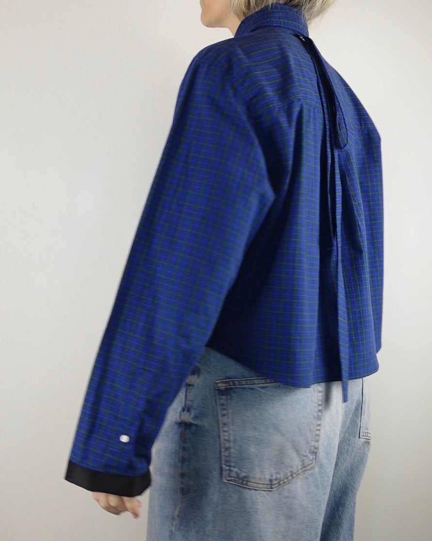 The Play Shirt - Blue and Green Check