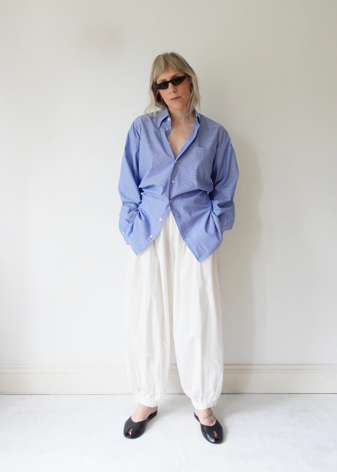 The Form - Blue Pinstripe