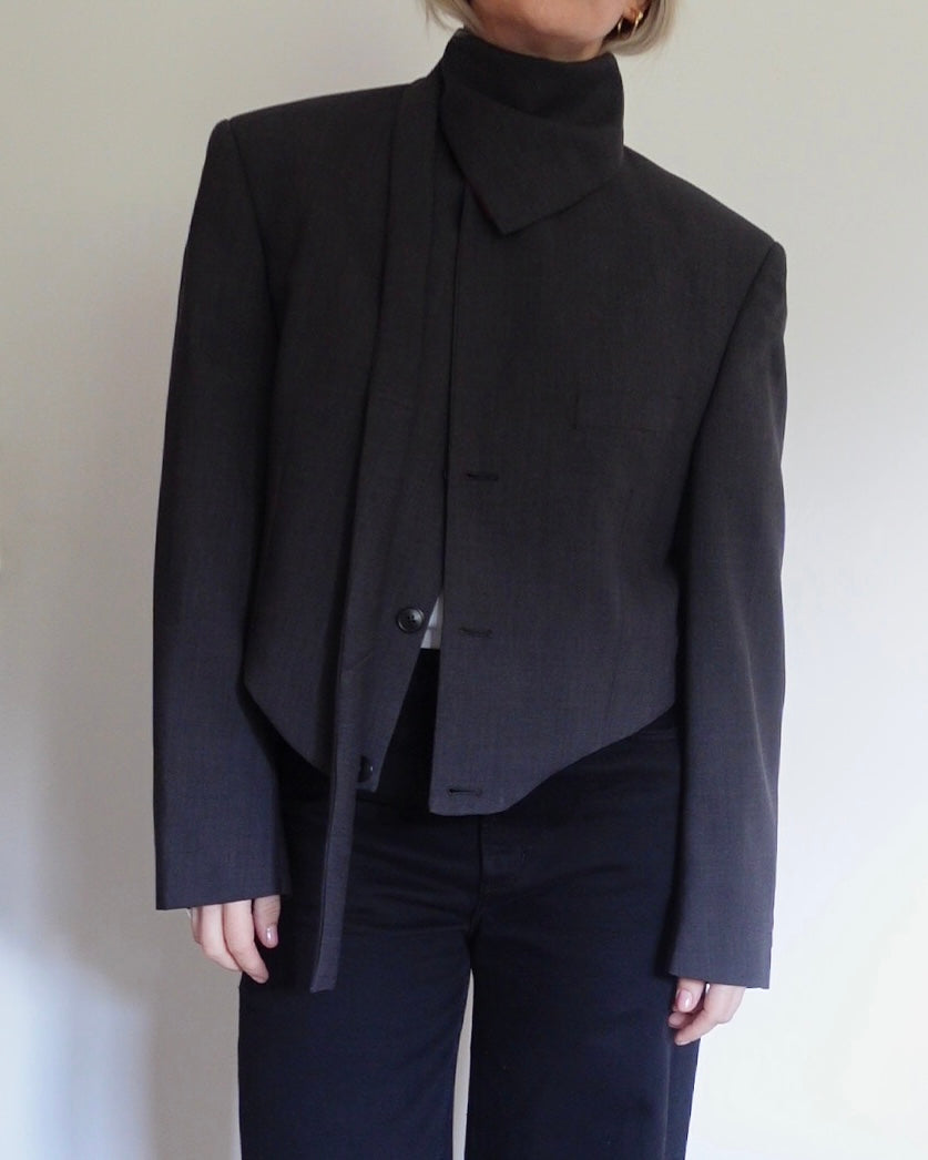 The Jane Jacket - Dark Grey