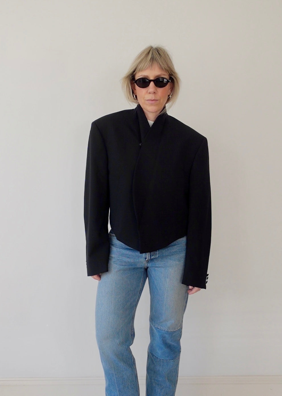 The Jane Jacket - Satin Lapel