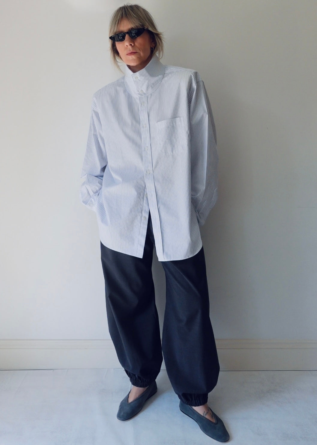 The Frame - Blue Pinstripe