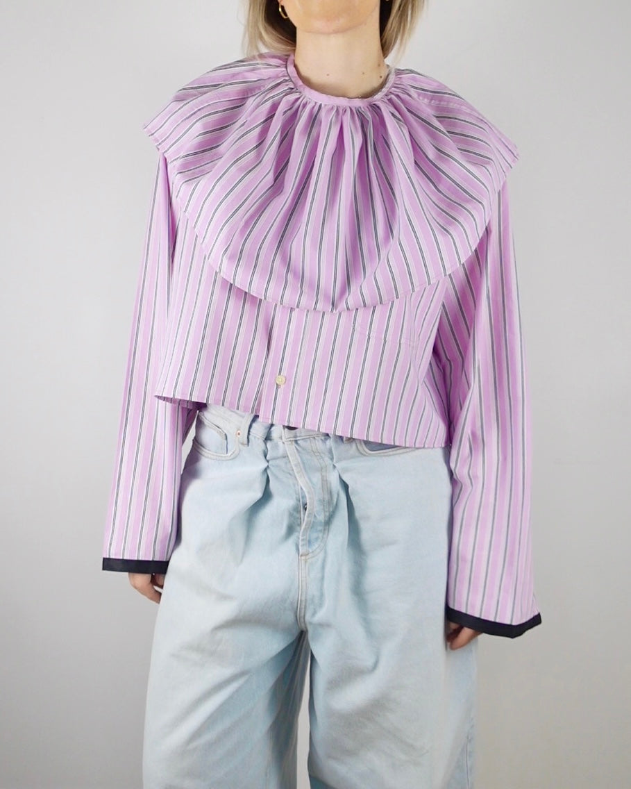 The Occasion Shirt - Pink and Black Stripe