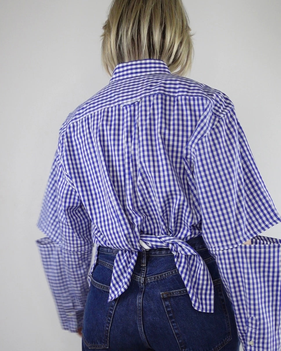 The Vacation Shirt - Blue Gingham