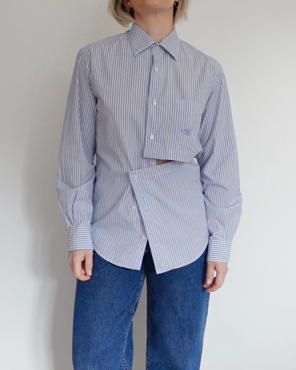 The Weekender - Light Blue and White Stripe