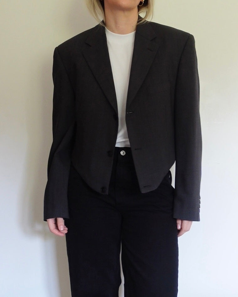 The Jane Jacket - Dark Grey