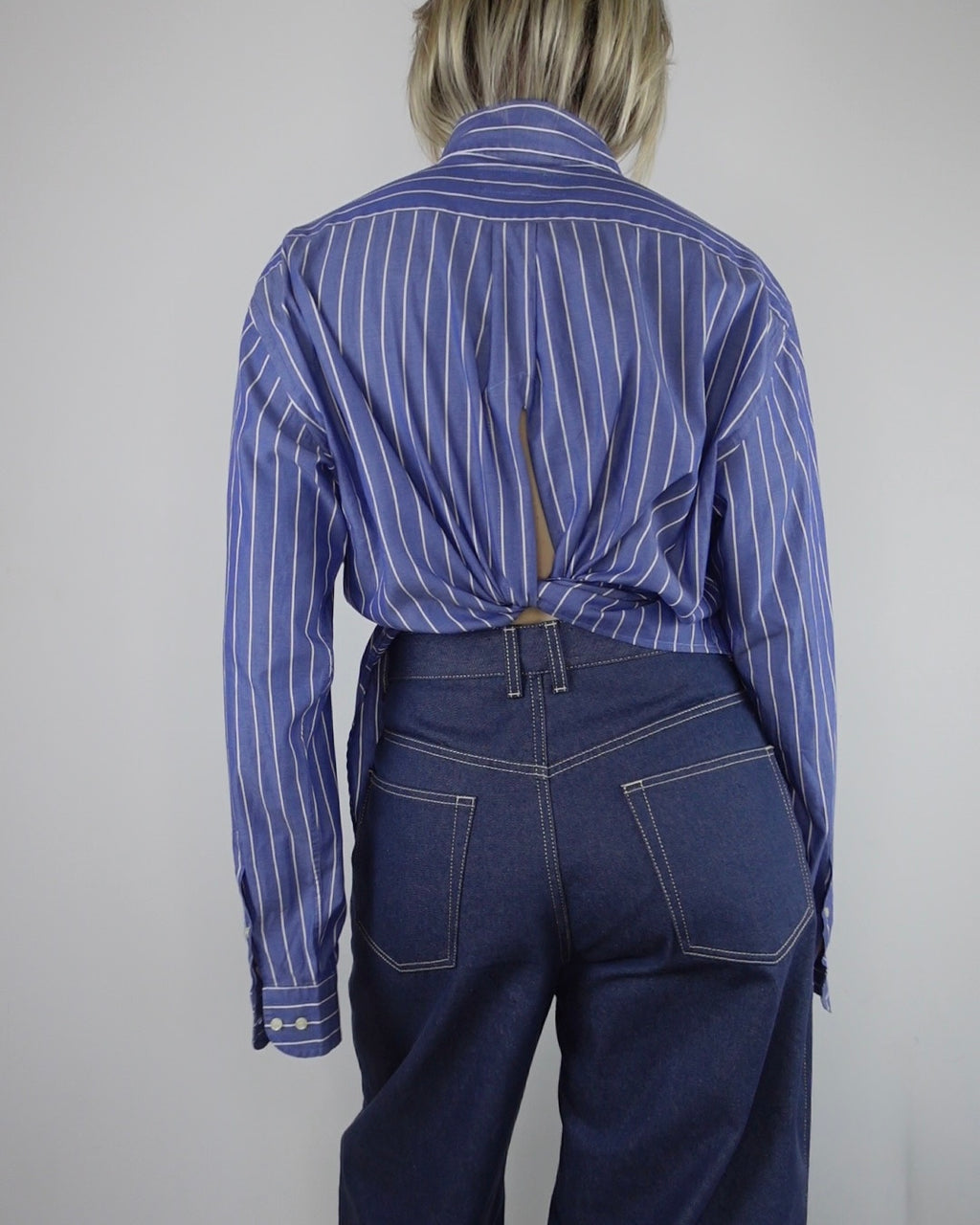 The Weekday - Blue Chambray Stripe