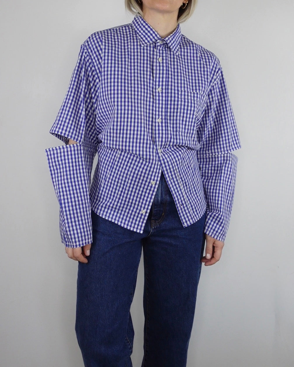 The Vacation Shirt - Blue Gingham