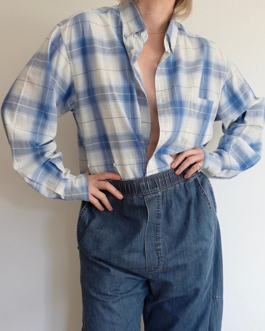 The Everyday - Pale Blue Check