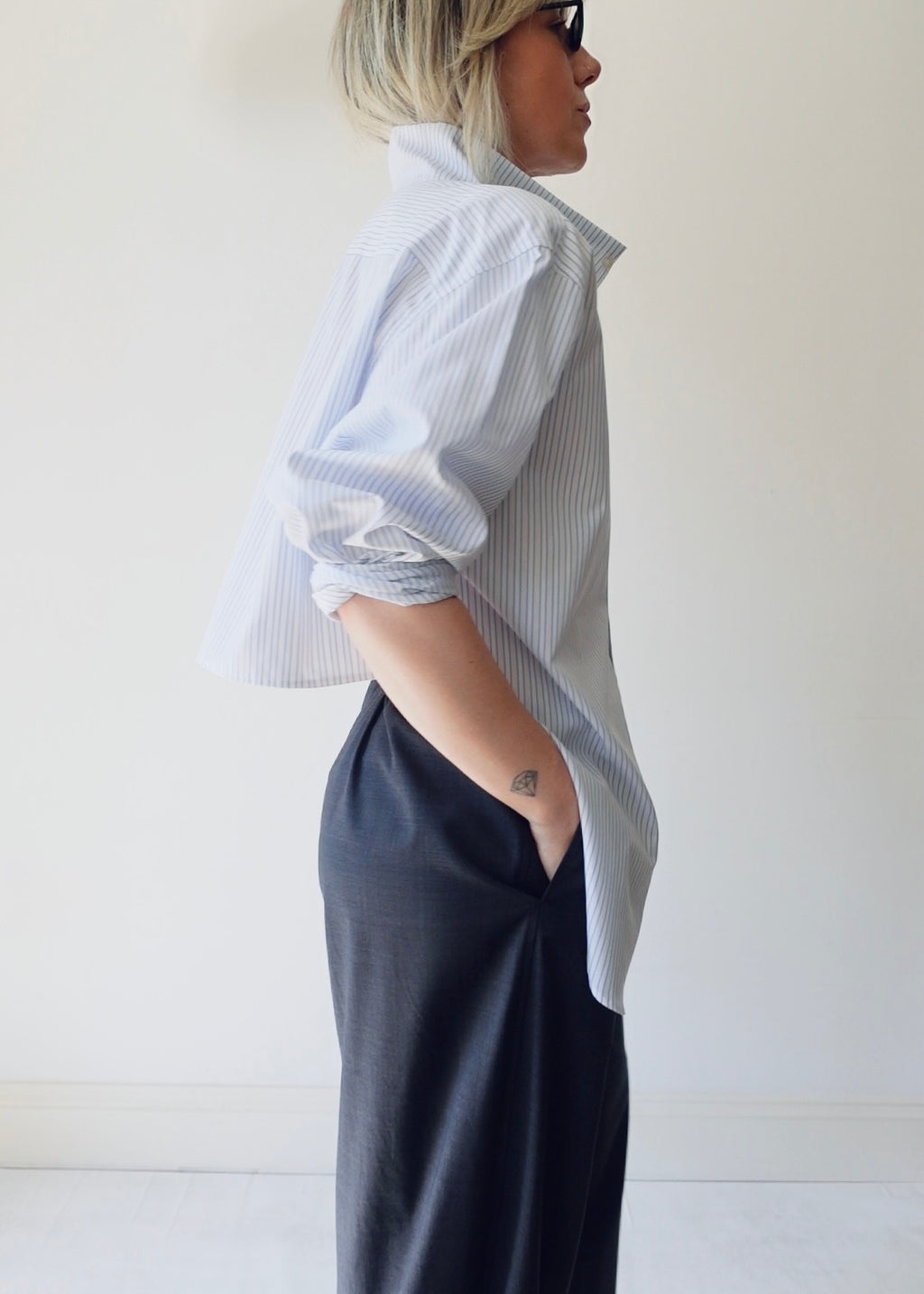 The Frame - Blue Pinstripe